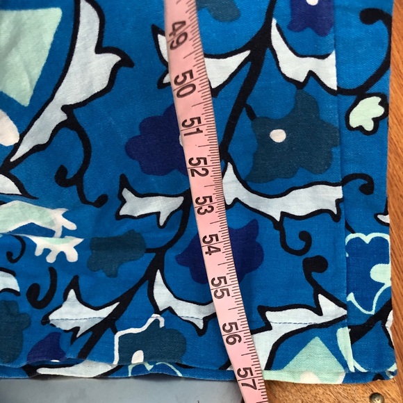 RHODE X Target Blue Floral Linen Blend Short Sleeve Wide Leg Jumpsuit Small - Picture 15 of 17